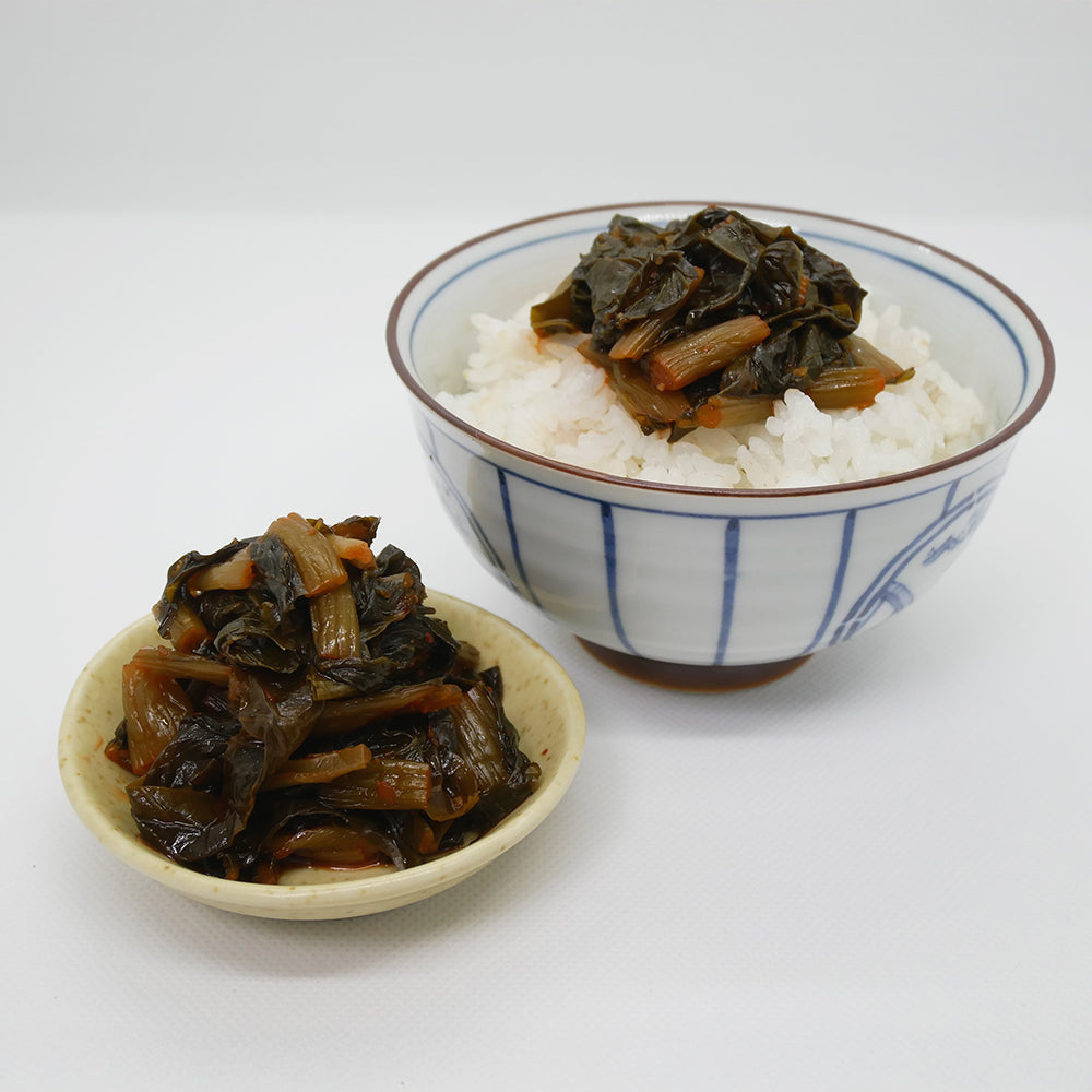 佐久漬物 ろくろう漬 野沢菜キムチ 1袋【クール便】