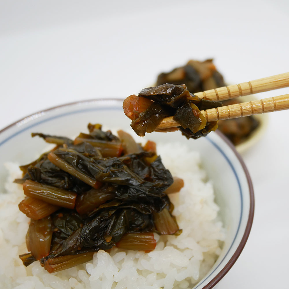 佐久漬物 ろくろう漬 野沢菜キムチ 1袋【クール便】