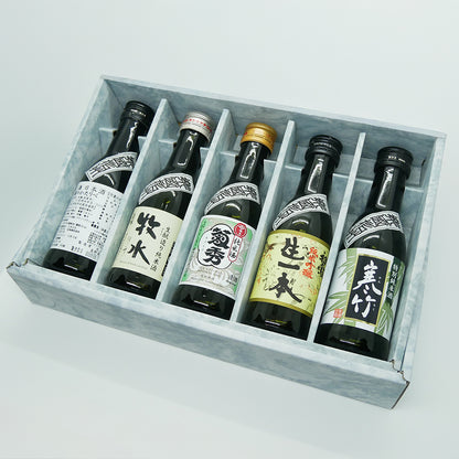 楽國信州佐久版 ５蔵セット 飲み比べ180ml 5本入